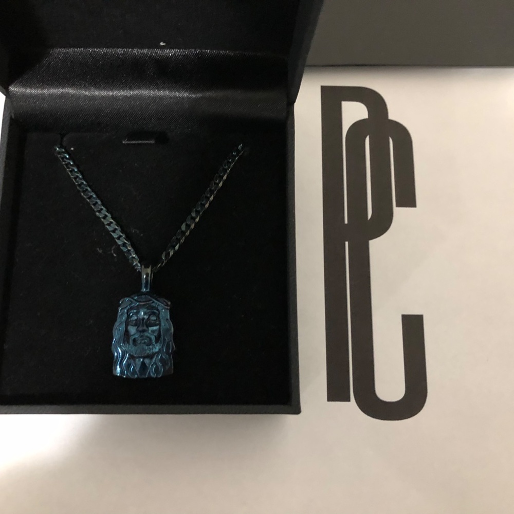 424 On Fairfax Azur Blue "Messiah" Necklace 1 of 1 - Picture 4 of 10